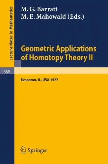 Cover of Geometric Applications of Homotopy Theory II