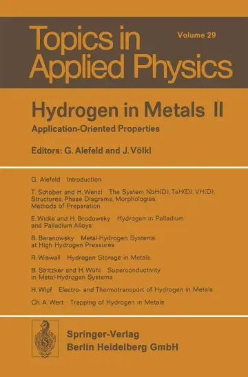 Cover of Hydrogen in Metals II