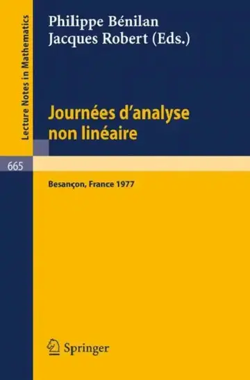 Cover of Journees d'Analyse Non Lineaire