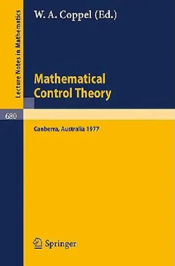 Cover of Mathematical Control Theory