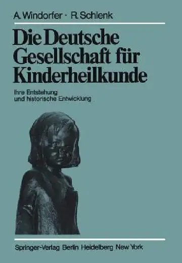 Cover of Die Deutsche Gesellschaft Für Kinderheilkunde