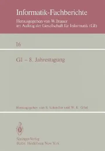 Cover of GI -- 8. Jahrestagung