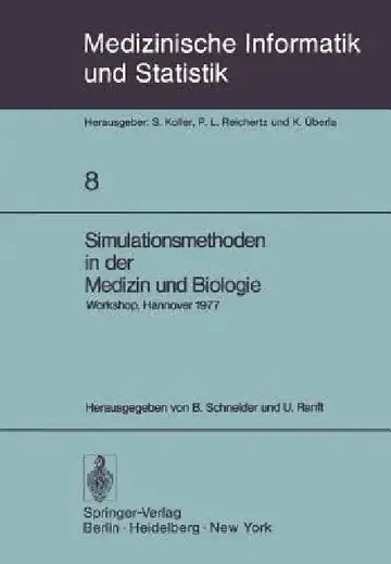 Cover of Simulationsmethoden in Der Medizin Und Biologie