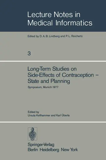 Cover of Long-Term Studies on Side-Effects of Contraception - State and Planning