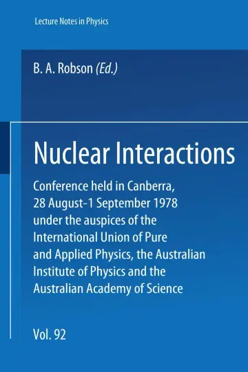 Cover of Nuclear Interactions