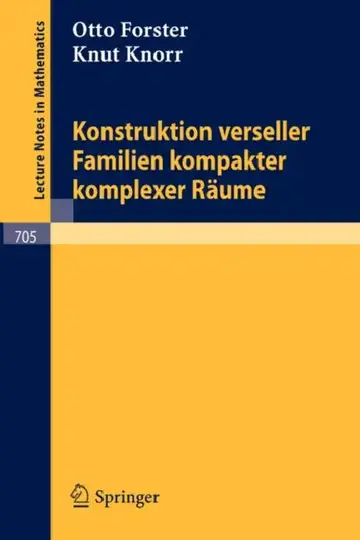 Cover of Konstruktion Verseller Familien Kompakter Komplexer Räume