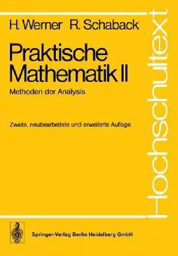 Cover of Praktische Mathematik II