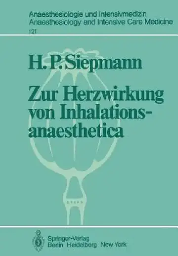 Cover of Zur Herzwirkung Von Inhalationsanaesthetica
