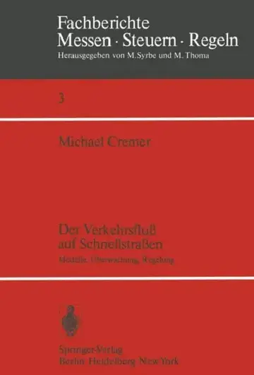 Cover of Der Verkehrsfluß Auf Schnellstraßen