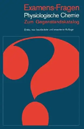 Cover of Examens-Fragen Physiologische Chemie