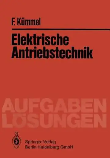 Cover of Elektrische Antriebstechnik