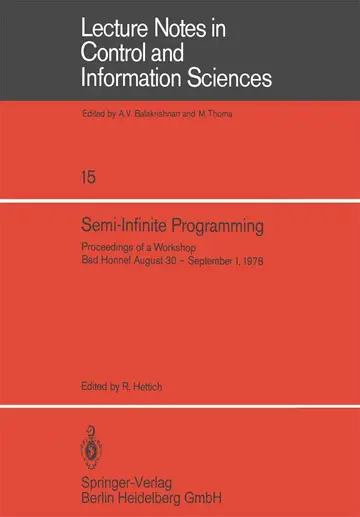 Cover of Semi-Infinite Programming