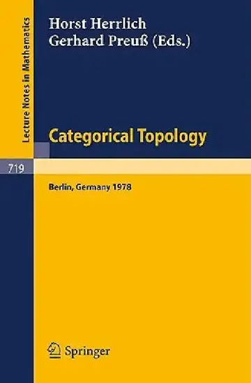 Cover of Categorical Topology