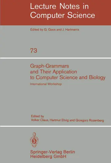 Cover of Graph-grammars and Their Application to Computer Science and Biology