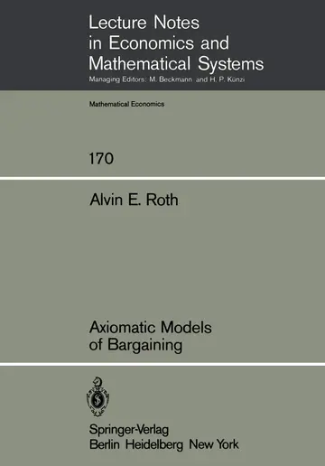 Cover of Axiomatic Models of Bargaining