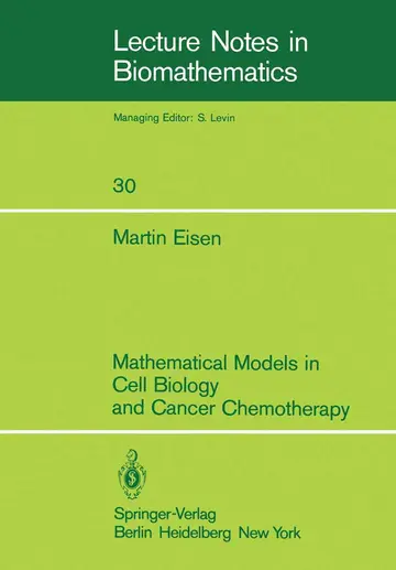 Cover of Mathematical Models in Cell Biology and Cancer Chemotherapy