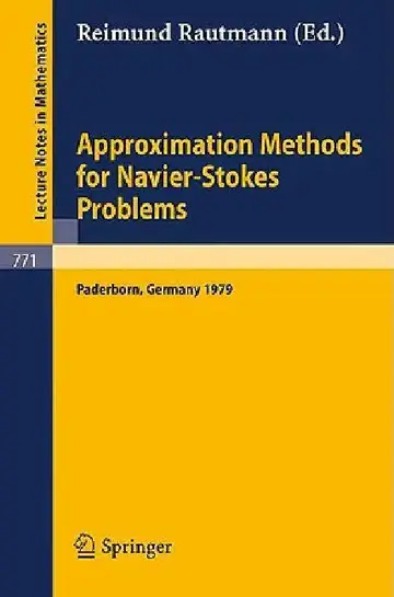Cover of Approximation Methods for Navier-Stokes Problems