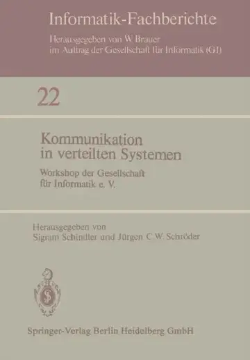 Cover of Kommunikation in Verteilten Systemen