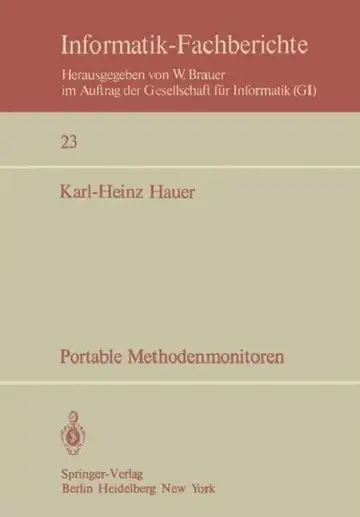Cover of Portable Methodenmonitoren