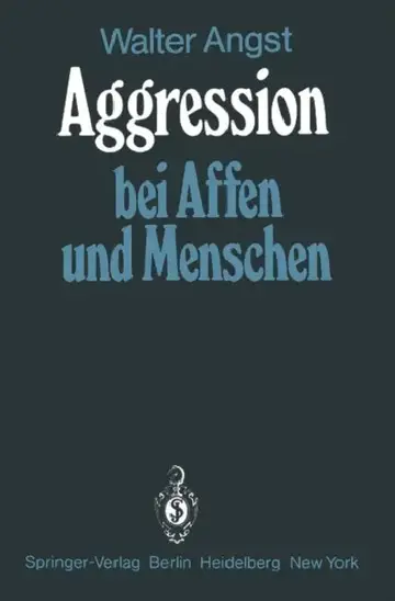 Cover of Aggression Bei Affen Und Menschen
