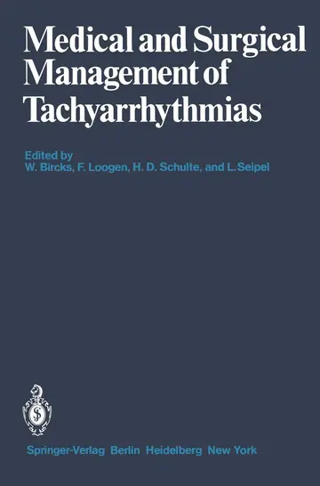 Cover of Medical and Surgical Management of Tachyarrhythmias