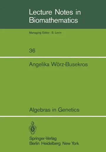 Cover of Algebras in Genetics