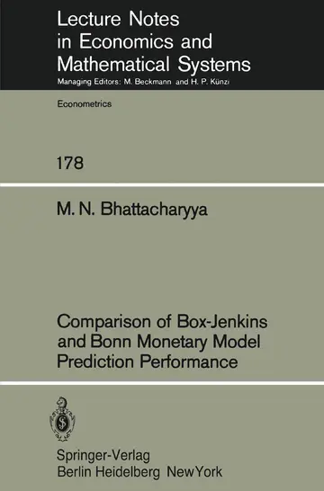 Cover of Comparison of Box-jenkins and Bonn Monetary Model Predition Performance