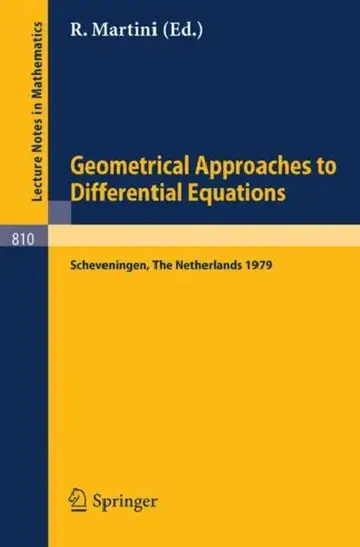 Cover of Geometrical Approaches to Differential Equations