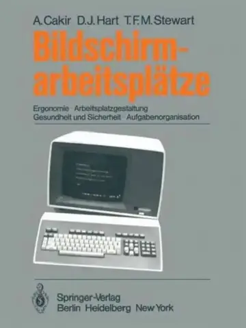 Cover of Bildschirmarbeitsplätze