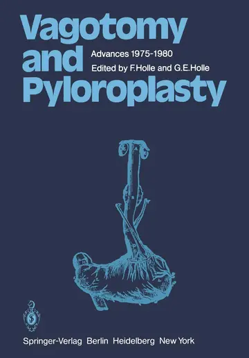 Cover of Vagotomy and Pyloroplasty