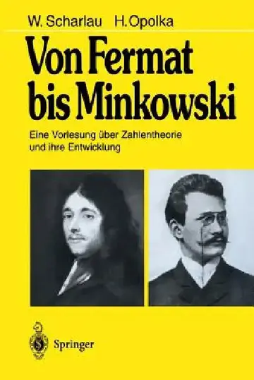 Cover of Von Fermat Bis Minkowski