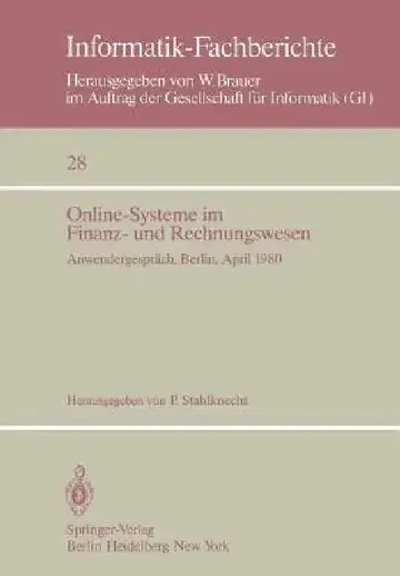 Cover of Online-Systeme Im Finanz- Und Rechnungswesen