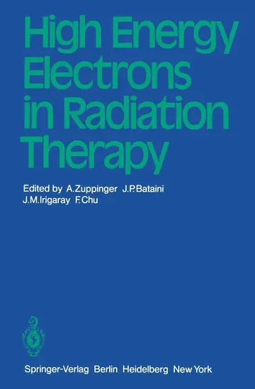 Cover of High Energy Electrons in Radiation Therapy