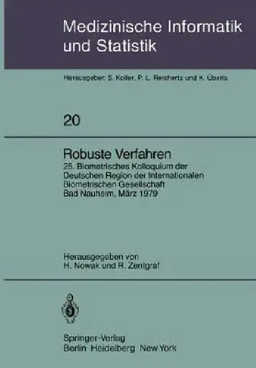 Cover of Robuste Verfahren