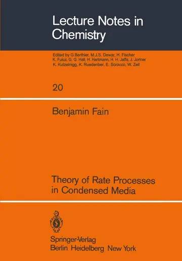 Cover of Theory of Rate Processes in Condensed Media