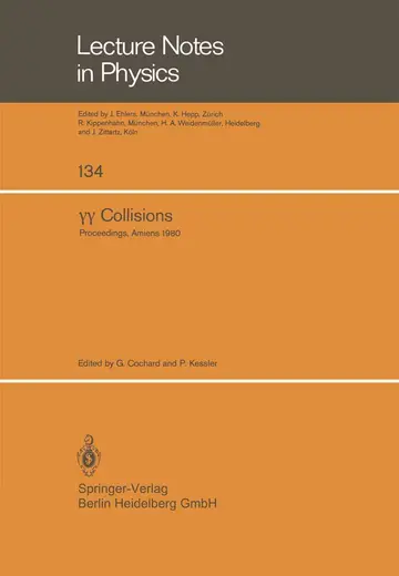 Cover of γγ Collisions