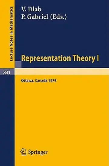 Cover of Representation Theory I