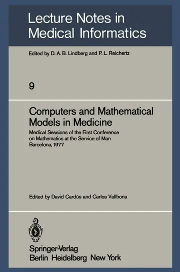 Cover of Computers and Mathematical Models in Medicine