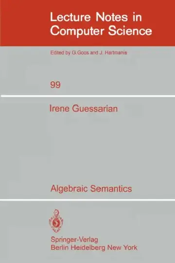 Cover of Algebraic Semantics