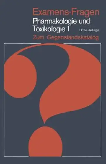 Cover of Examens-Fragen Pharmakologie Und Toxikologie Zum Gegenstandskatalog