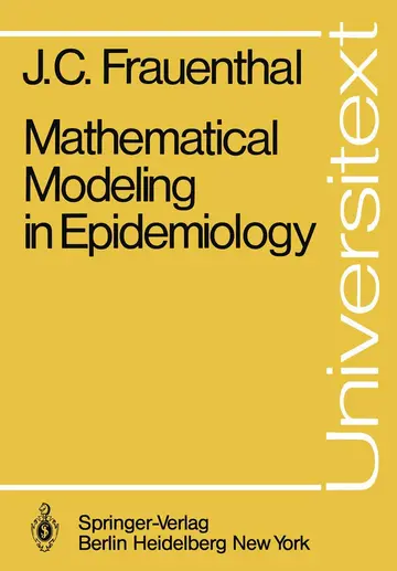Cover of Mathematical Modeling in Epidemiology
