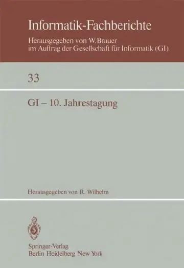 Cover of GI -- 10. Jahrestagung