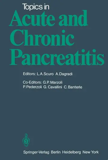 Cover of Topics in Acute and Chronic Pancreatitis
