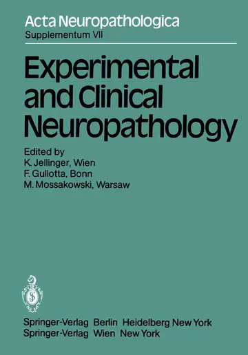 Cover of Experimental and Clinical Neuropathology