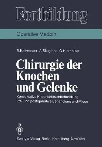 Cover of Chirurgie Der Knochen Und Gelenke
