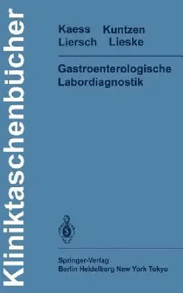 Cover of Gastroenterologische Labordiagnostik
