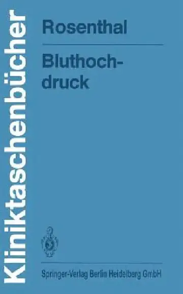 Cover of Bluthochdruck