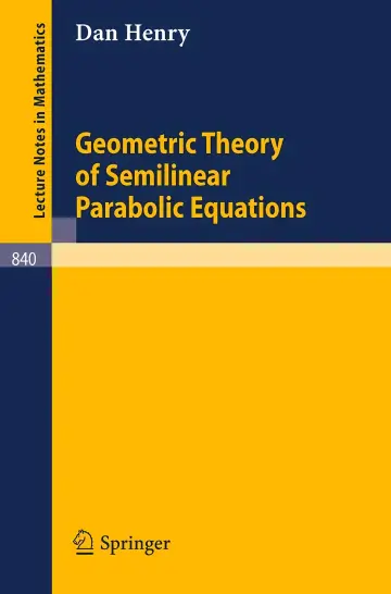 Cover of Geometric Theory of Semilinear Parabolic Equations