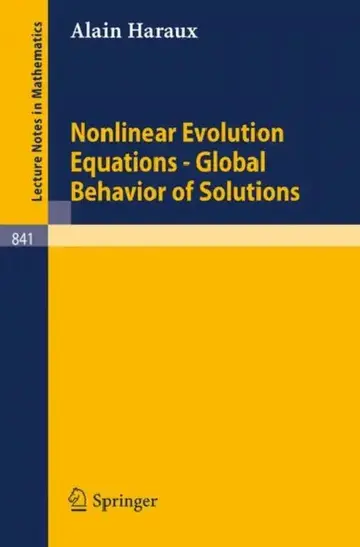 Cover of Nonlinear Evolution Equations - Global Behavior of Solutions