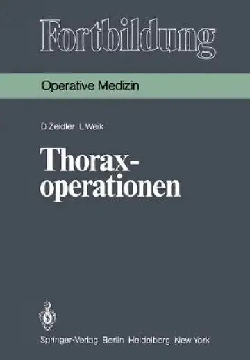 Cover of Thoraxoperationen